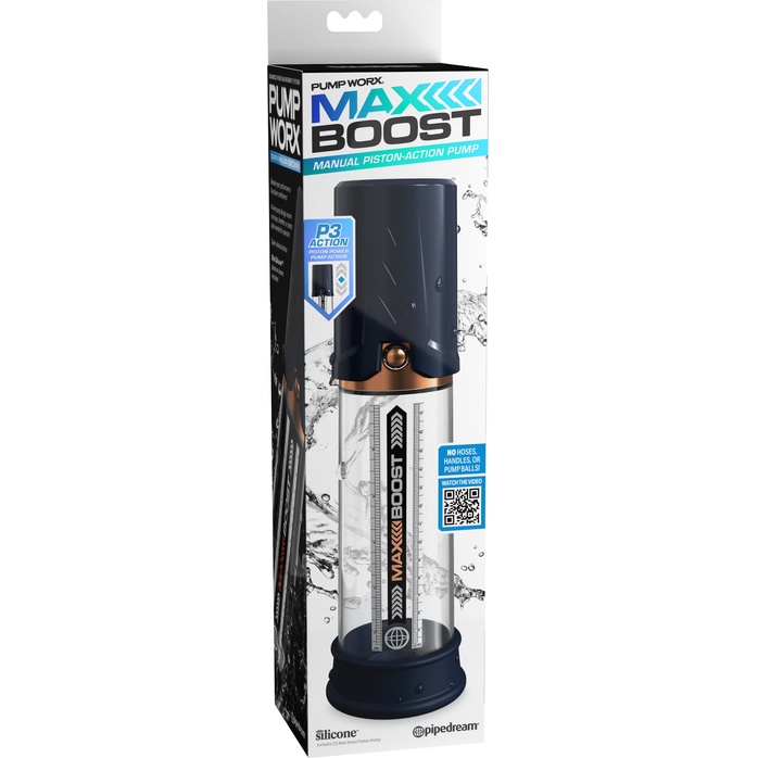 Синяя вакуумная помпа Max Boost - Pump Worx. Фотография 2.