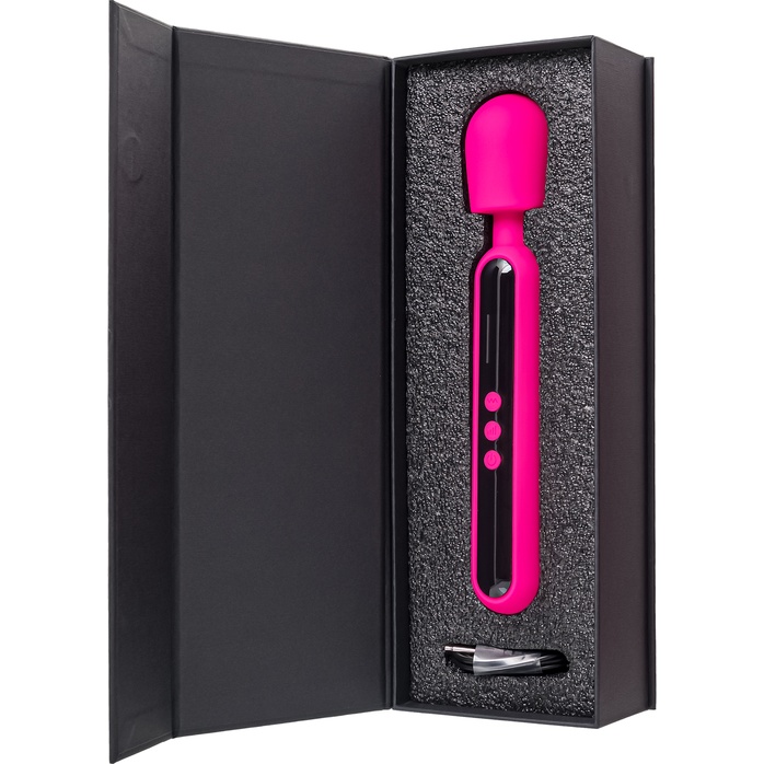 Ярко-розовый wand-вибратор Mashr - 23,5 см - EroTEQ by Toyfa. Фотография 12.