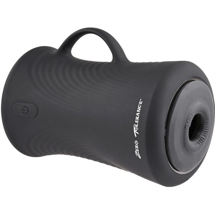 Черный вибромастурбатор с гироскопом Gyro Stroke. Фотография 2.