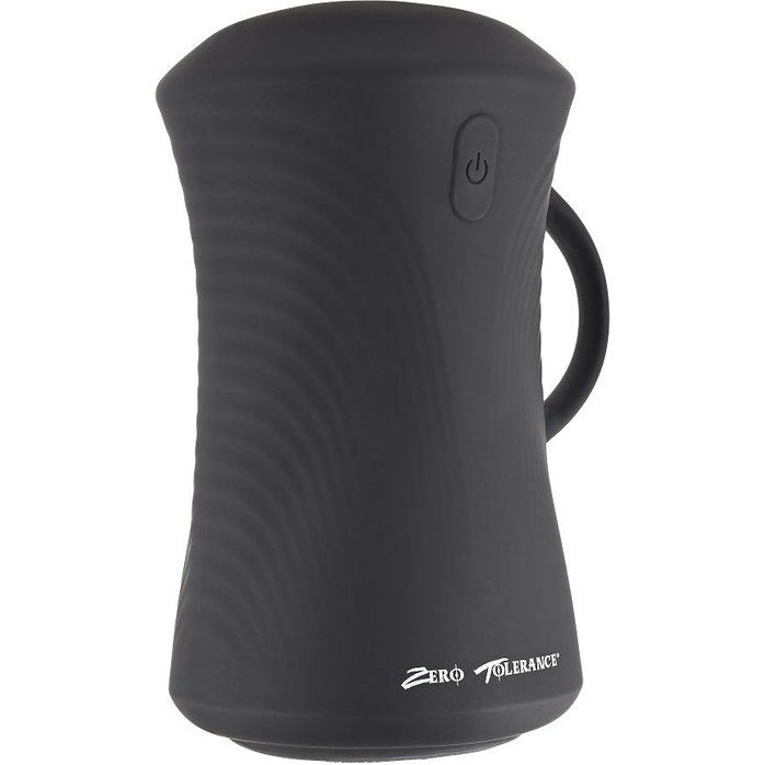 Черный вибромастурбатор с гироскопом Gyro Stroke