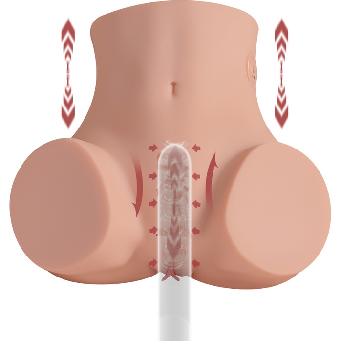 Мастурбатор-полуторс Sydney Ass с функцией пенетрации. Фотография 5.