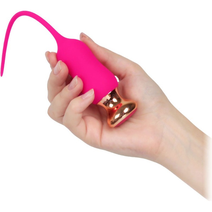 Розовый тонкий стимулятор Nipple Vibrator - 23 см. Фотография 3.