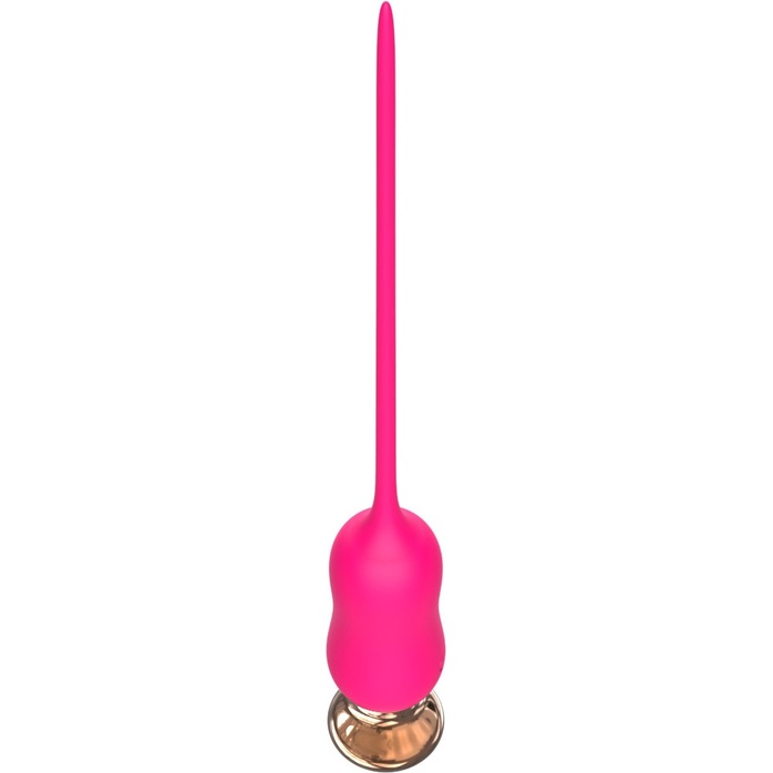 Розовый тонкий стимулятор Nipple Vibrator - 23 см. Фотография 7.