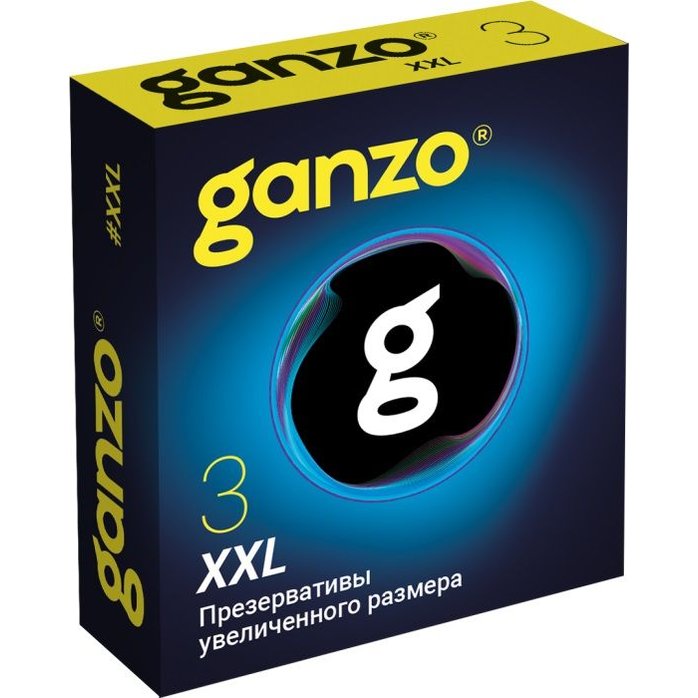 Презервативы увеличенного размера Ganzo XXL - 3 шт