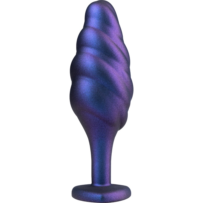 Фиолетовая анальная пробка с кристаллом-сердцем Matrix Bumped Bling Plug - 11,4 см - Anal Adventures