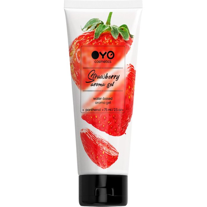 Лубрикант на водной основе OYO Aroma Gel Strawberry с ароматом клубники - 75 мл