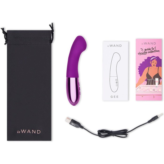 Фиолетовый вибростимулятор для G-точки Gee - 16,6 см. Фотография 7.