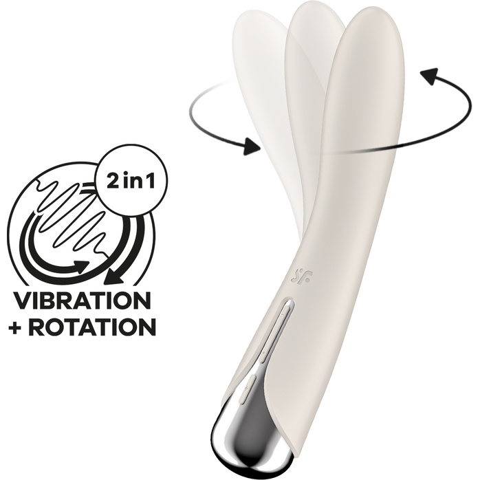 Телесный вибратор-ротатор Spinning Vibe 1 - 18 см. Фотография 3.