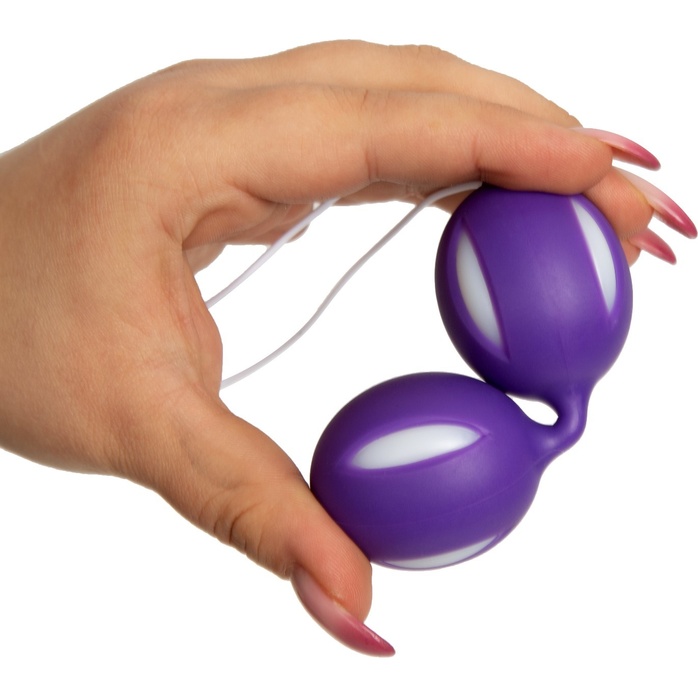 Фиолетовые вагинальные шарики для укрепления мышц тазового дна - Оки-Чпоки. Фотография 5.