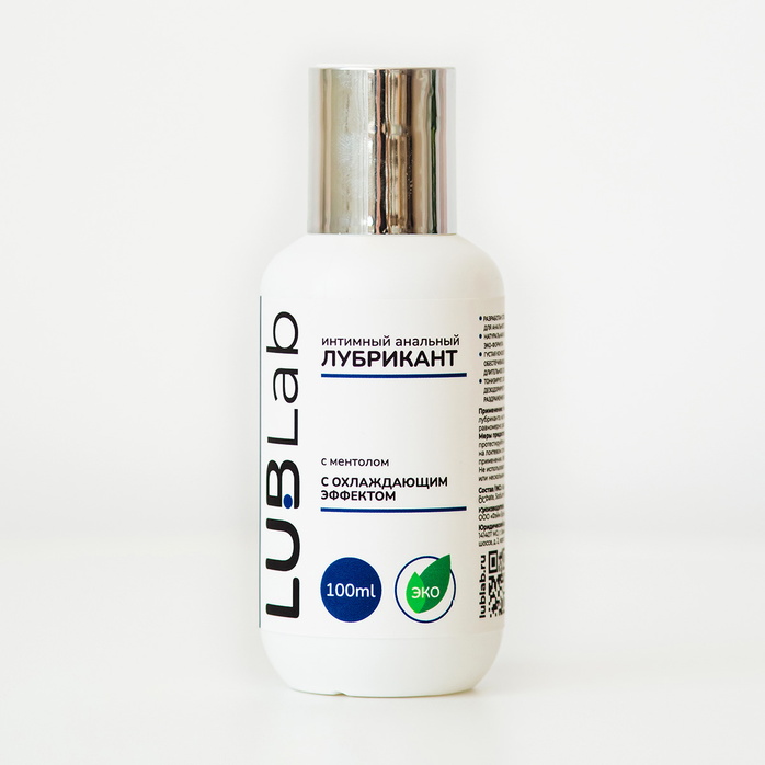 Анальный лубрикант с ментолом и охлаждающим эффектом - 100 мл. Фотография 5.
