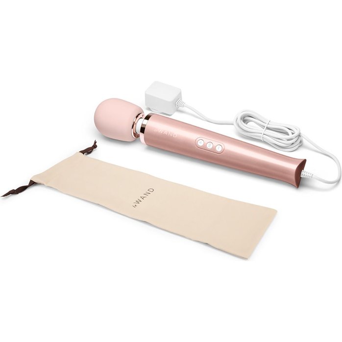 Проводной жезловый вибромассажер Le Wand Powerful Plug-In Vibrating Massger - 34 см. Фотография 6.