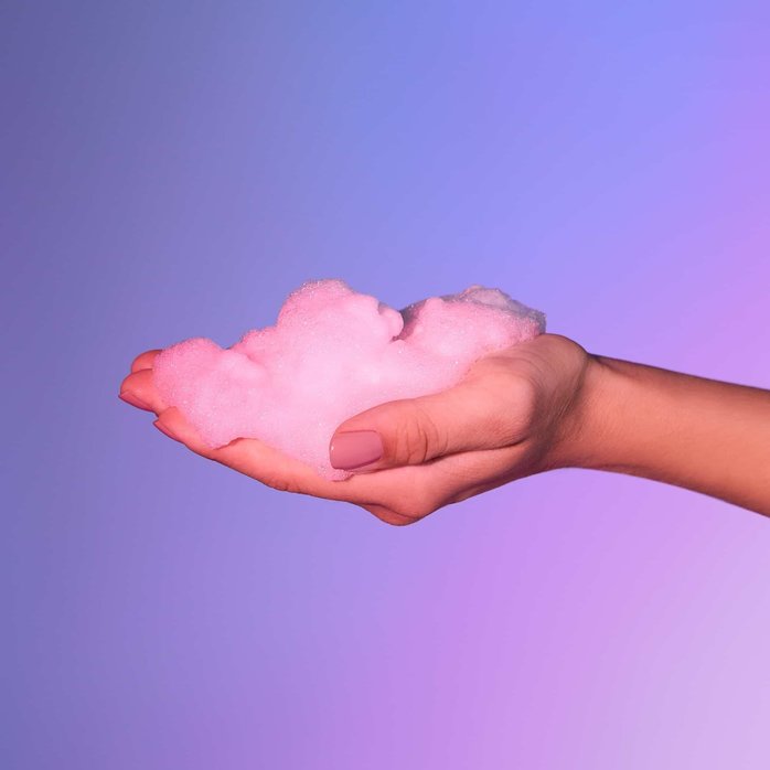 Массажная хрустящая пенка Tickle My Body Passion Fruit с ароматом маракуйи - 150 мл. Фотография 4.