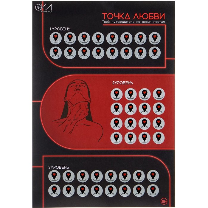 Плакат для двоих Точка любви со скретч-слоем - Оки-Чпоки. Фотография 3.