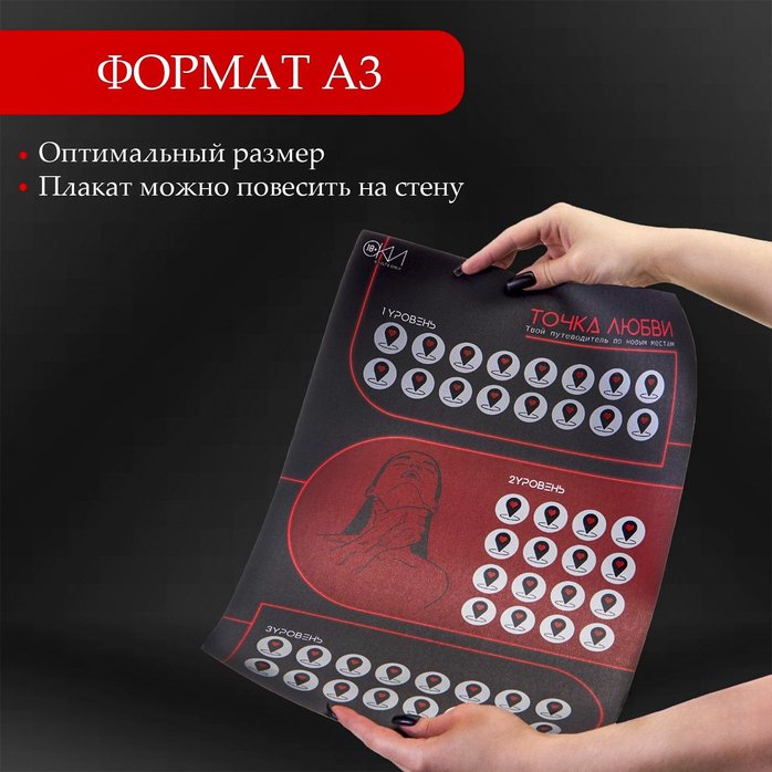 Плакат для двоих Точка любви со скретч-слоем - Оки-Чпоки. Фотография 9.
