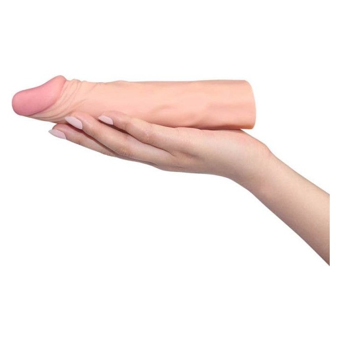 Насадка-фаллоимитатор Super-Realistic Penis - 18,5 см. Фотография 2.