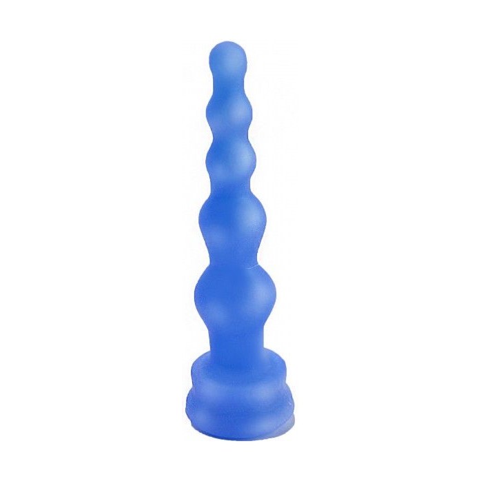 Синий гелевый плаг-ёлочка - 17,5 см