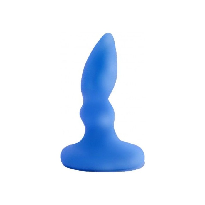 Синий гелевый плаг с каплевидным кончиком - 10 см
