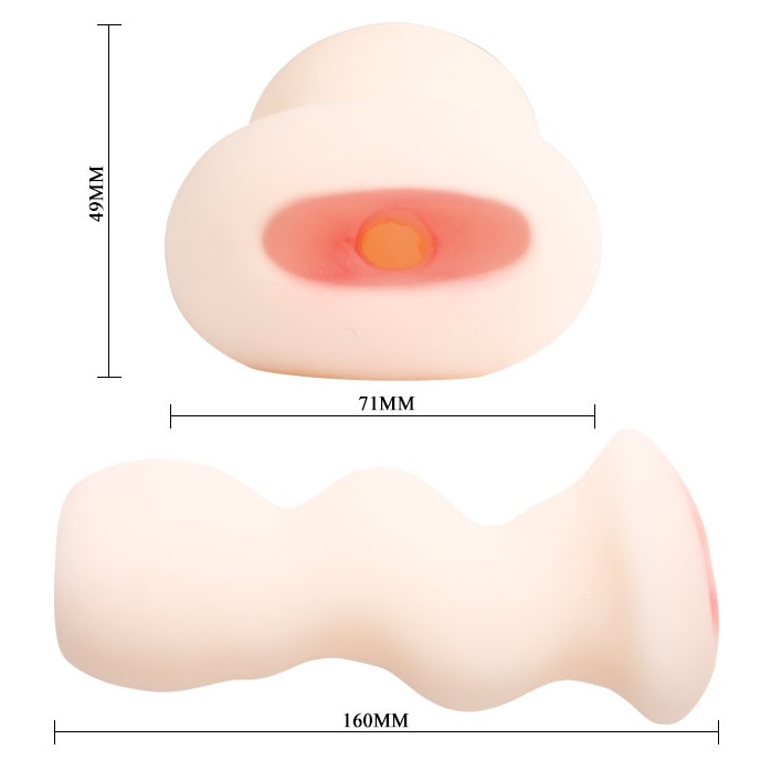 Набор из 3-х мастурбаторов (вагина, ротик и анус) с вибрацией. Фотография 3.
