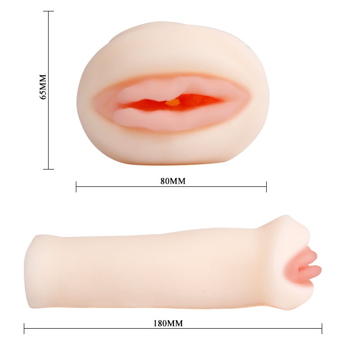 Набор из 3-х мастурбаторов (вагина, ротик и анус) с вибрацией. Фотография 4.