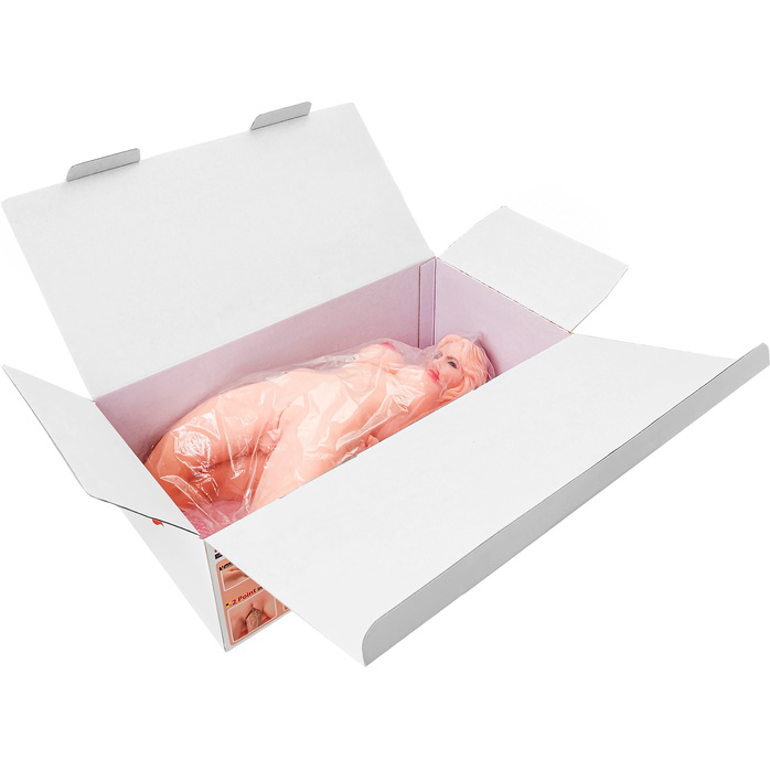 Мастурбатор Veronia с двумя упругими отверстиями для любви без вибрации. Фотография 9.