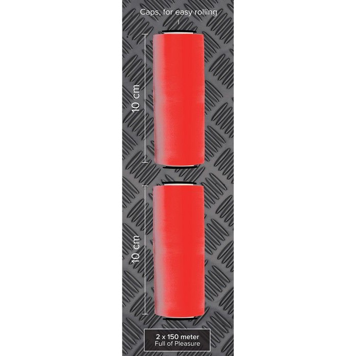 Набор из двух рулонов красной ленты для фиксации - 2 х 150 м - Kiotos Bizarre. Фотография 2.