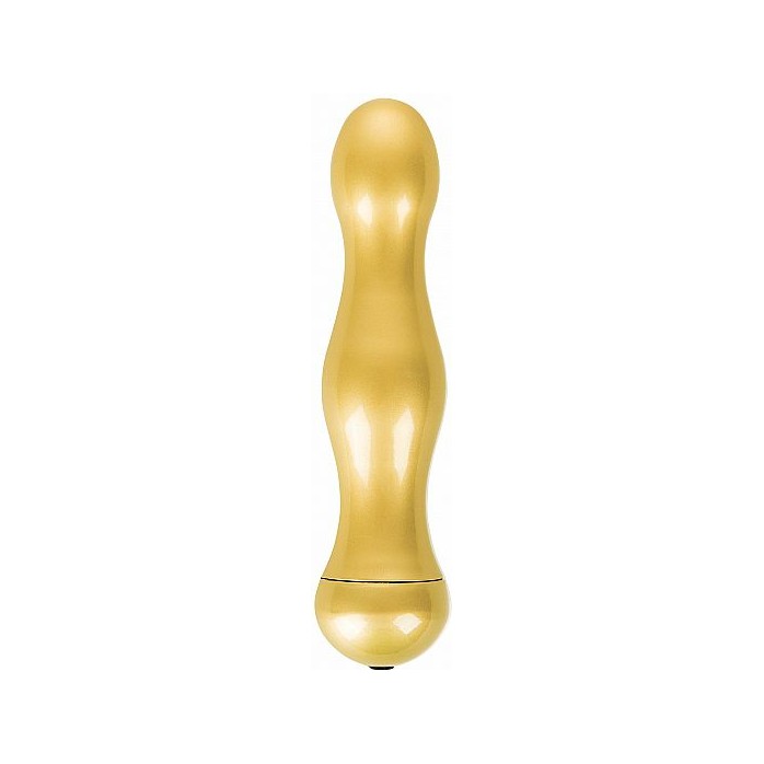 Вибратор Vibe Deluxe Gold - 16,5 см - Shots Toys