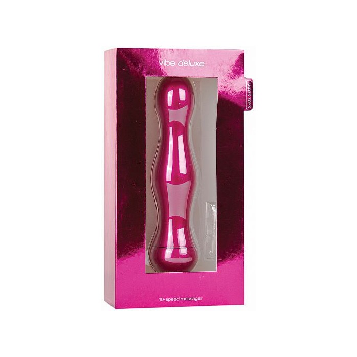 Вибратор Vibe Deluxe Pink - 16,5 см - Shots Toys. Фотография 2.