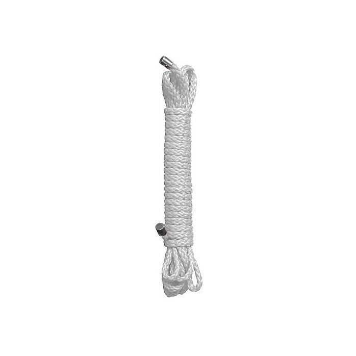 Белая веревка для бандажа Kinbaku Rope - 5 м - Ouch!