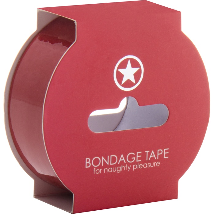 Красная лента Non Sticky Bondage Tape - 17,5 м - Ouch!