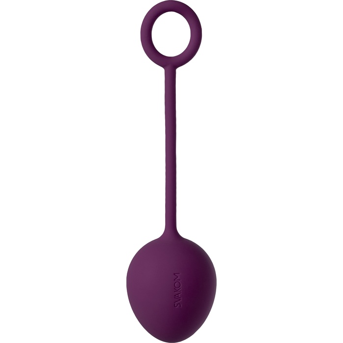 Набор фиолетовых вагинальных шариков Nova Ball со смещенным центром тяжести. Фотография 2.