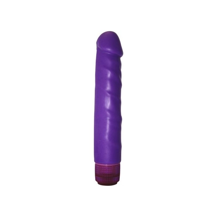 Фиолетовый вибратор Purple Ego - 23 см - Basics
