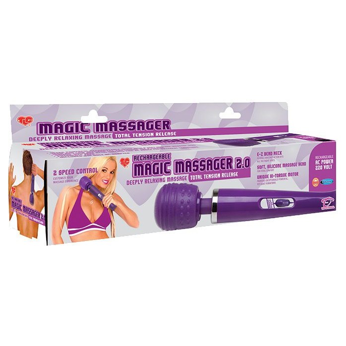 Перезаряжаемый массажер TLC Rechargeable Magic Massager 2.0 - Magic Massager. Фотография 2.