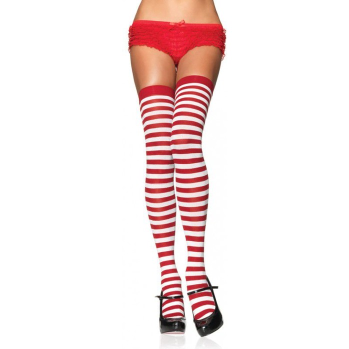 Полосатые чулочки на плотной резинке. Фотография 2.