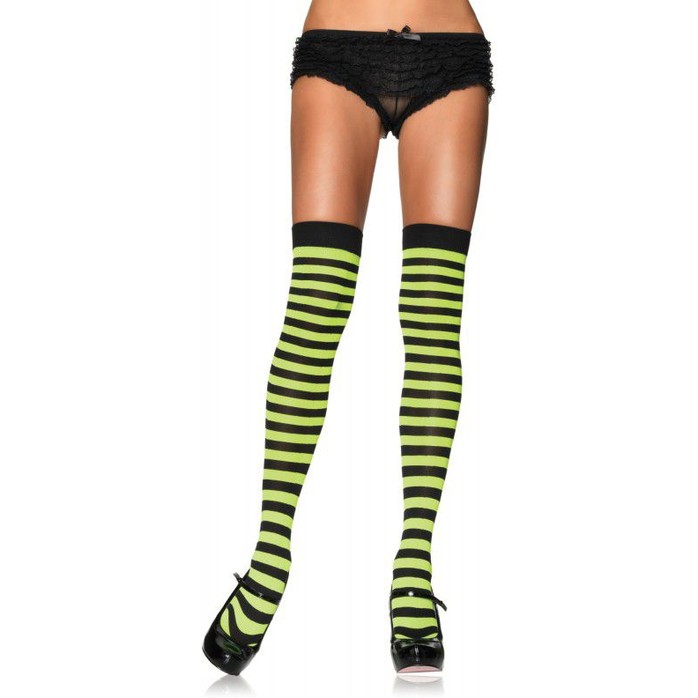 Полосатые чулочки на плотной резинке. Фотография 10.