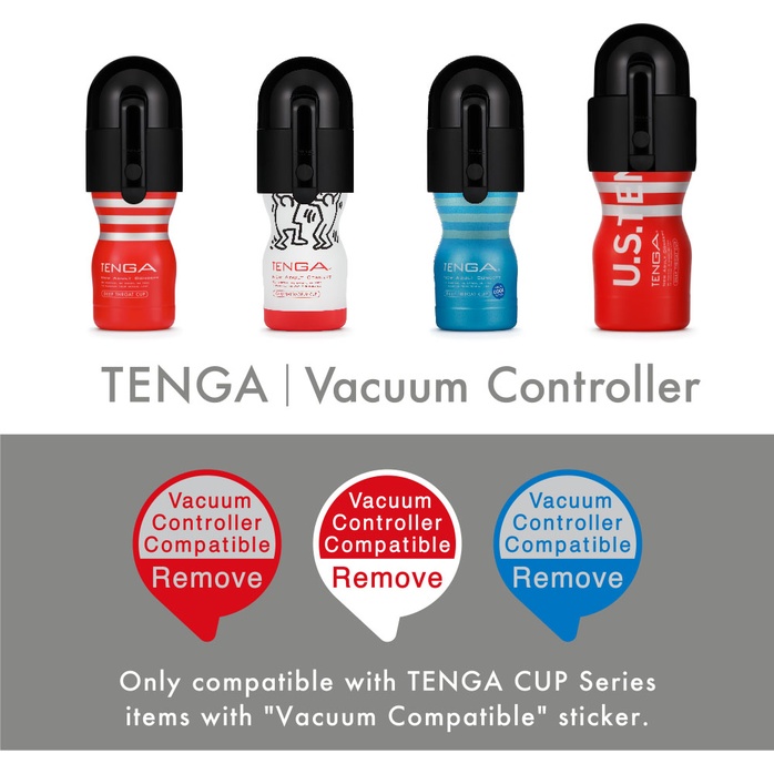 Вакуумный контроллер Vacuum Controller для мастурбаторов Tenga (мастурбатор в комплекте) - CUP Series. Фотография 4.