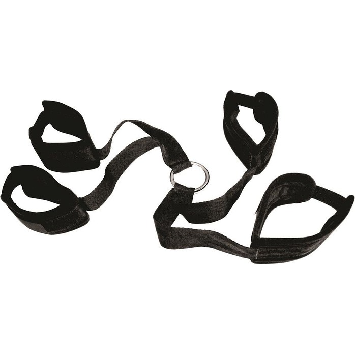Набор ремней-фиксаторов на кольце Wrist Ankle Restraints - Sex   Mischief