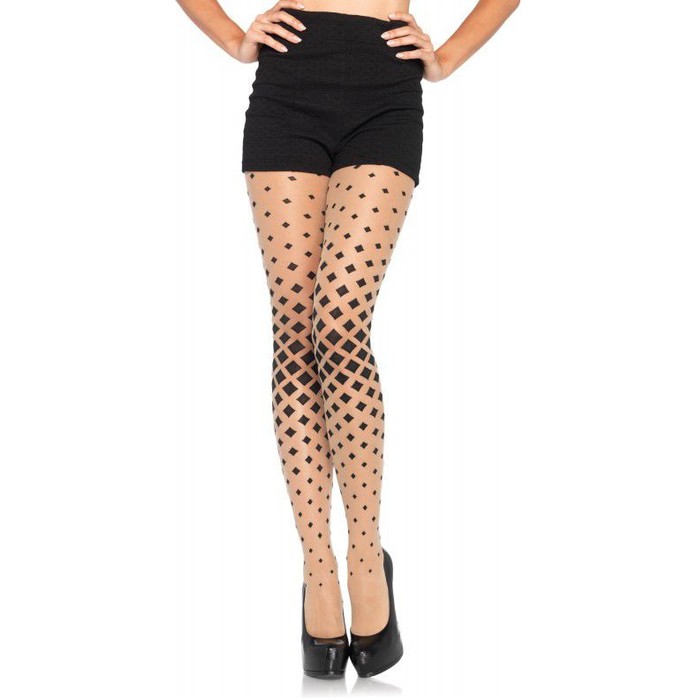 Колготки с оригинальным принтом в виде ромбов Leg Avenue
