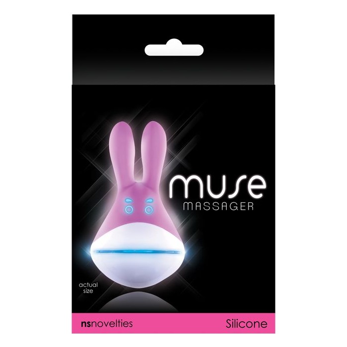 Фиолетовый вибратор с ушками Muse Massager - Muse. Фотография 3.