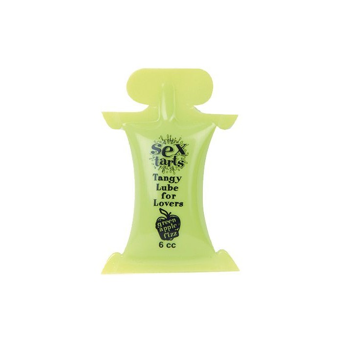 Вкусовой лубрикант с ароматом зеленого яблока Sex Tarts® Lube - 6 мл - Sex Tarts