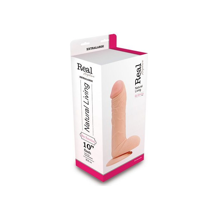 Гигантский фаллоимитатор REALISTIC DILDO REAL RAPTURE - 28,5 см - Real Rapture. Фотография 2.