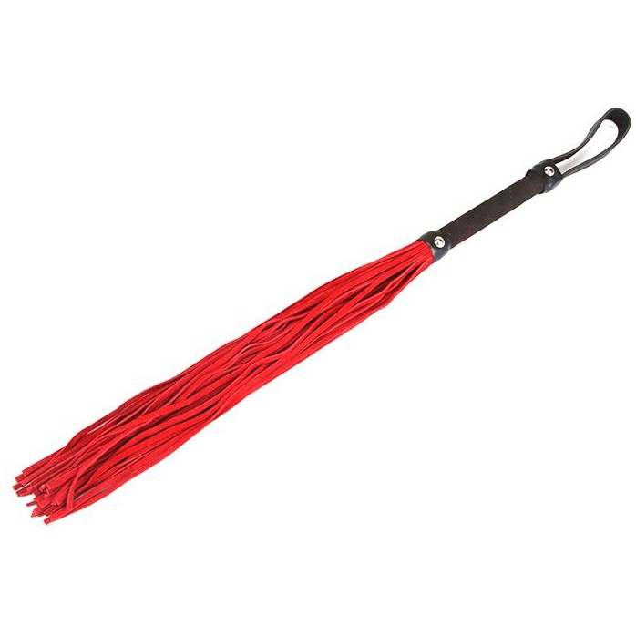 Мягкая плеть c красными шнурами Soft Red Lash - 81,5 см