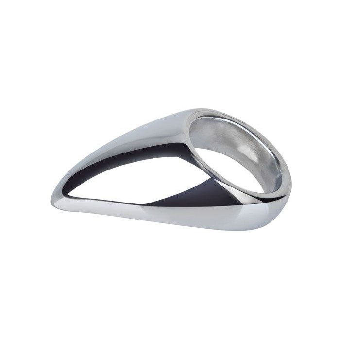 Эрекционное кольцо с металлическим языком Teadrop (размер L)