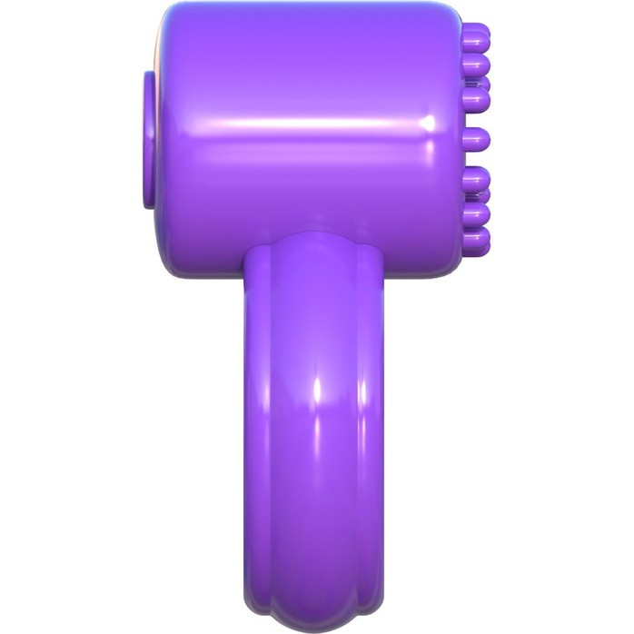 Фиолетовое эрекционное кольцо с вибрацией Sensual Touch Love Ring - Fantasy C-Ringz. Фотография 4.
