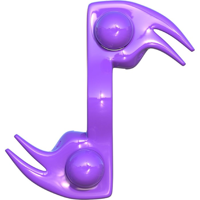 Фиолетовое эрекционное кольцо с вибрацией Wonderful Wabbit - Fantasy C-Ringz. Фотография 4.