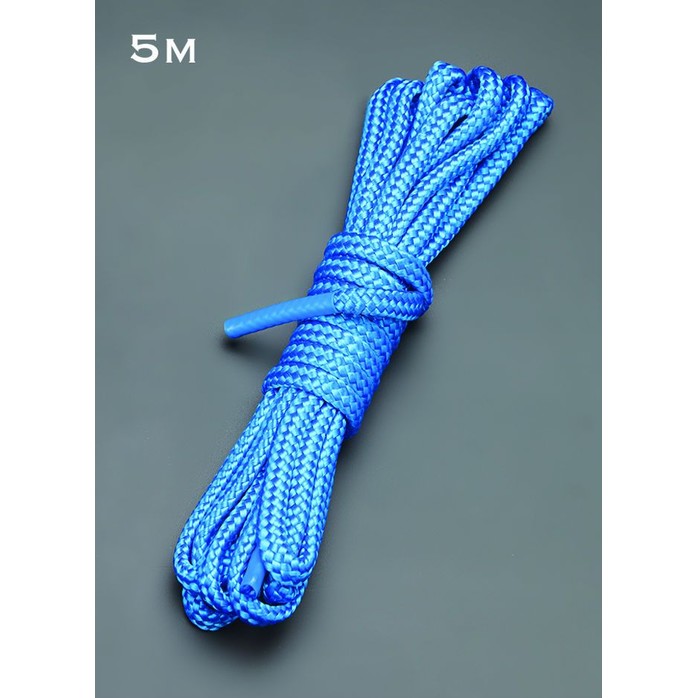 Голубая веревка для связывания - 5 м - BDSM accessories