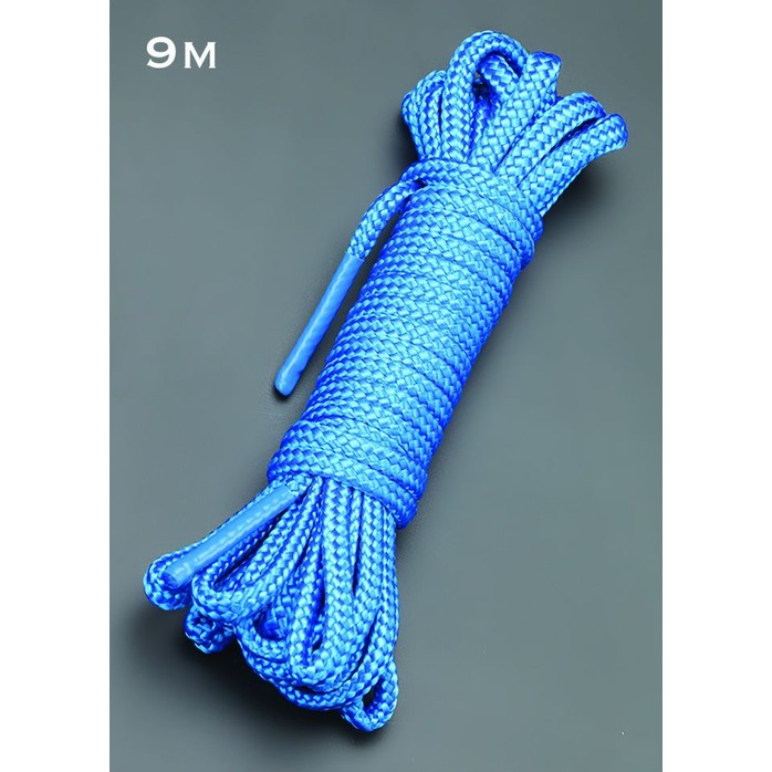 Голубая веревка для связывания - 9 м - BDSM accessories