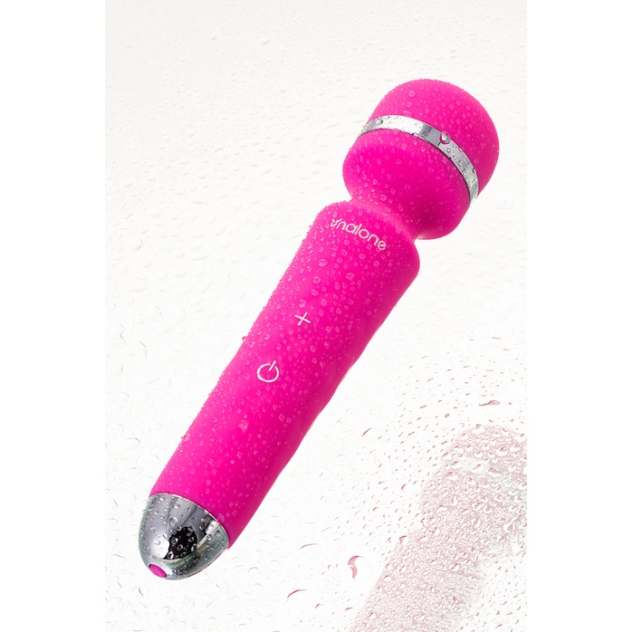 Ярко-розовый вибростимулятор Rock - 19,2 см. Фотография 12.