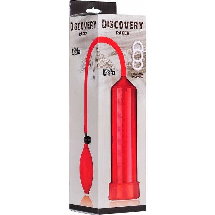 Красная вакуумная помпа Discovery Racer Red - Discovery. Фотография 3.