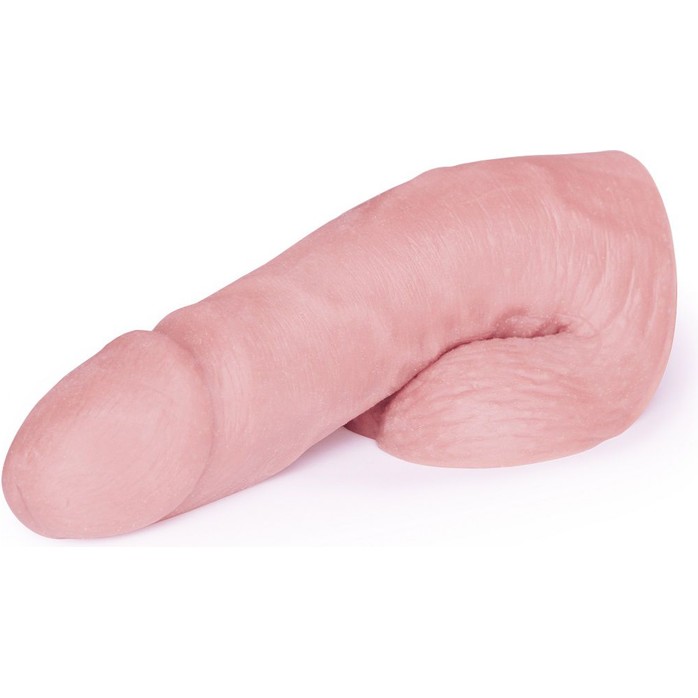 Мягкий имитатор пениса Pink Limpy среднего размера - 17 см
