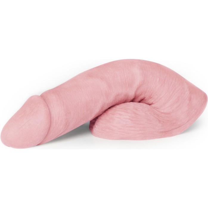 Мягкий имитатор пениса Pink Limpy большого размера - 21,6 см